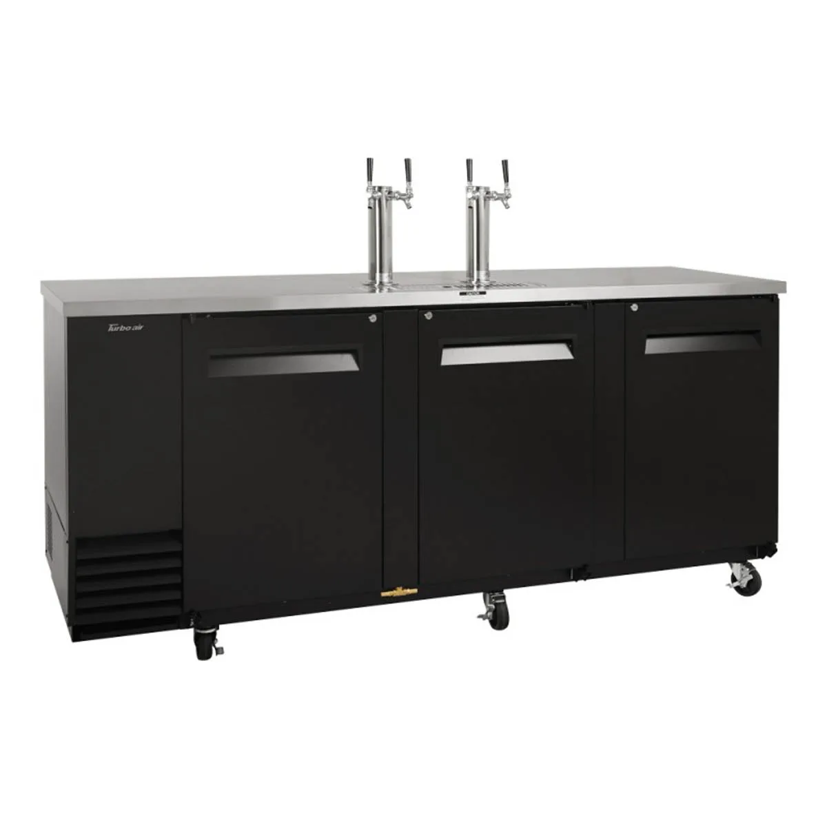 Turbo Air TBD-4SBD-N 90" 2 Columns / Towers Draft Beer Cooler Dispenser