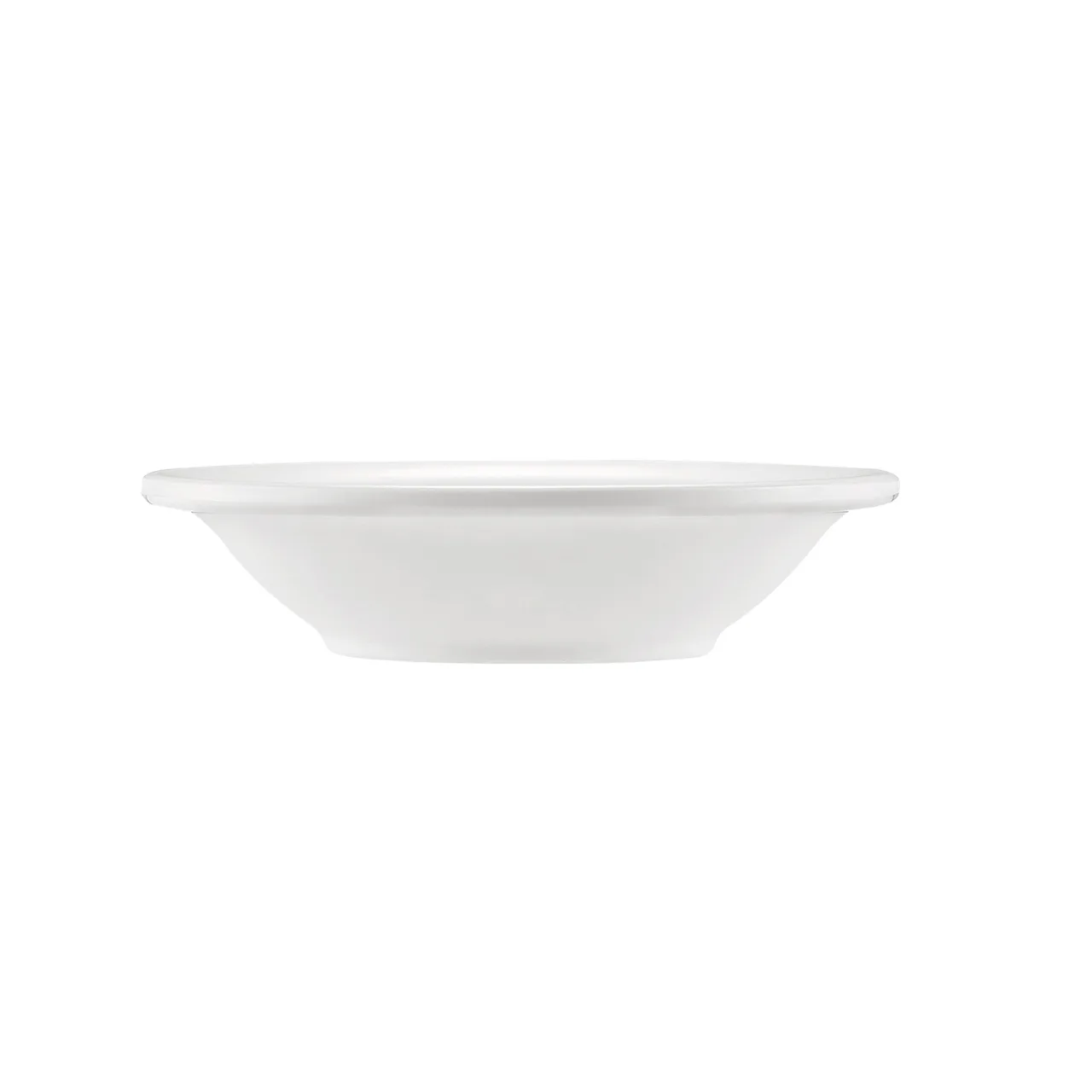 CAC China MLRN-11 Maxwell Fruit Dish, 5 oz (4‑7/8" Dia.), White Melamine, Dishwasher Safe - 1 Dozen