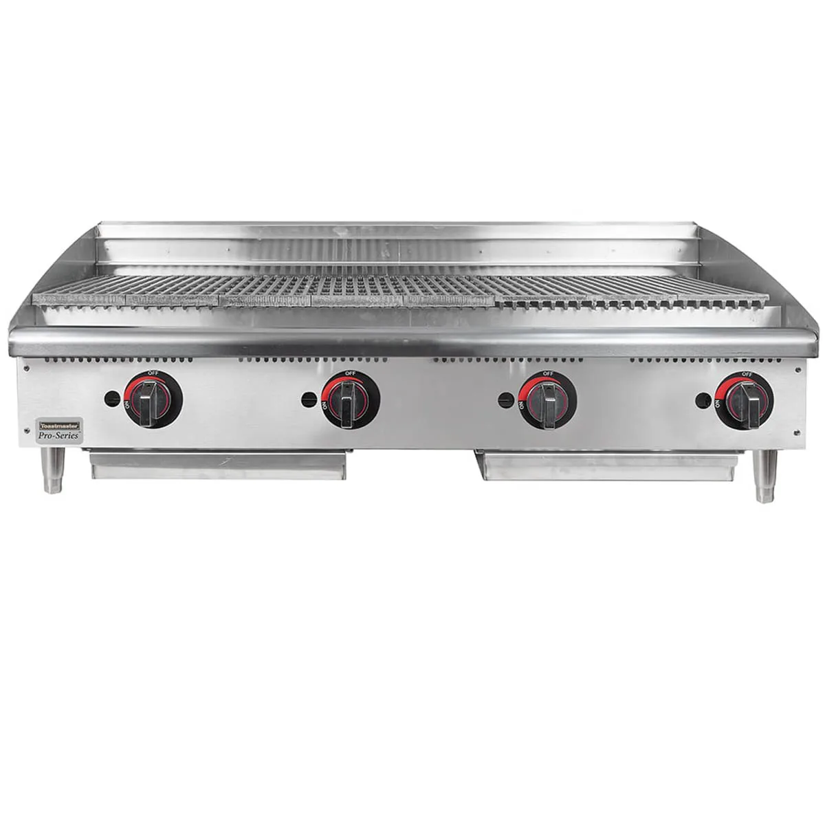 Toastmaster TMRC48 48" Countertop Gas Radiant Charbroiler w/ (4) Burners, 120.000 BTU