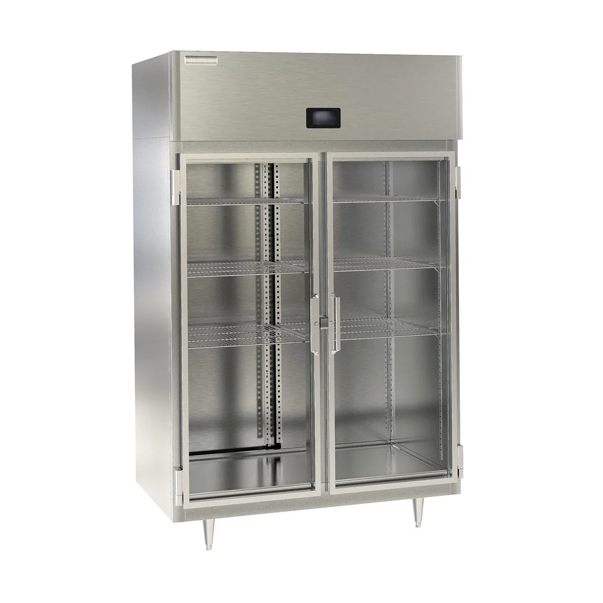 Delfield DSLR2-G Two Glass Door Reach-In Refrigerator, Top Mounted, 44.57 cu. ft.