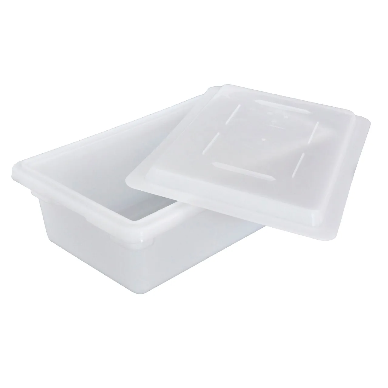 Cambro 1218CP148 Box Cover Lid – 12" x 18" Polyethylene Container, White, NSF