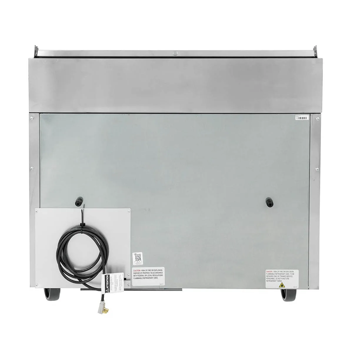 True TPP-AT-44-HC 44" Refrigerated Pizza Prep Table w/ 1 Door, (6) 1/3 Pans