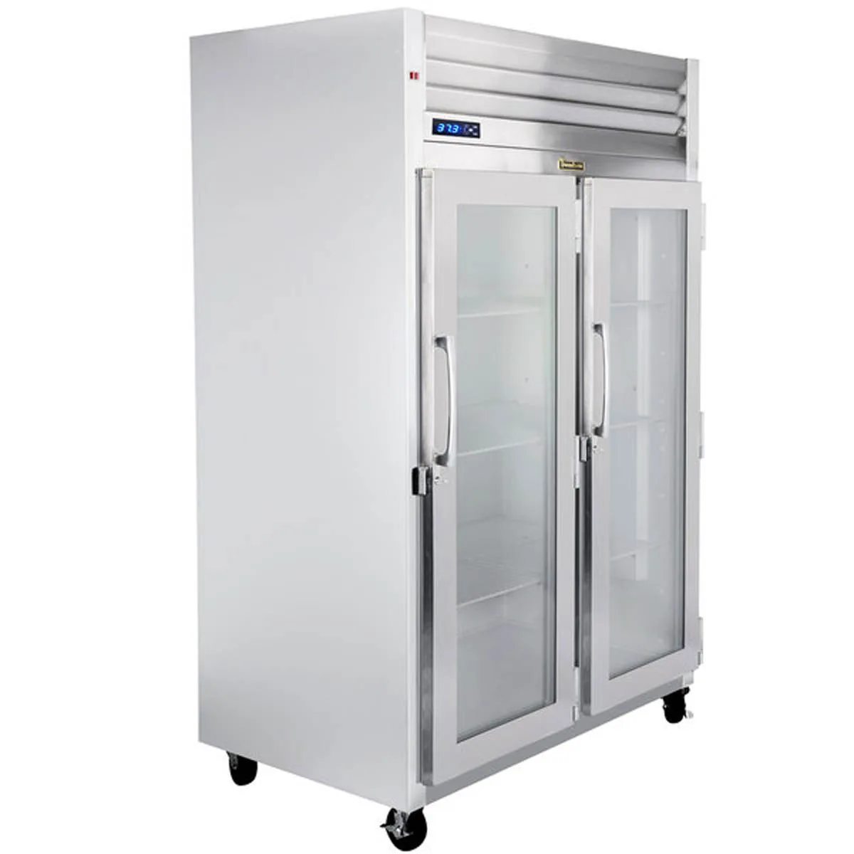 Traulsen G21012-032 52" 2-Section Reach-In Refrigerator w/ 2 Glass Doors (hinged right/right), Top Mount, 46.9 cu. ft.