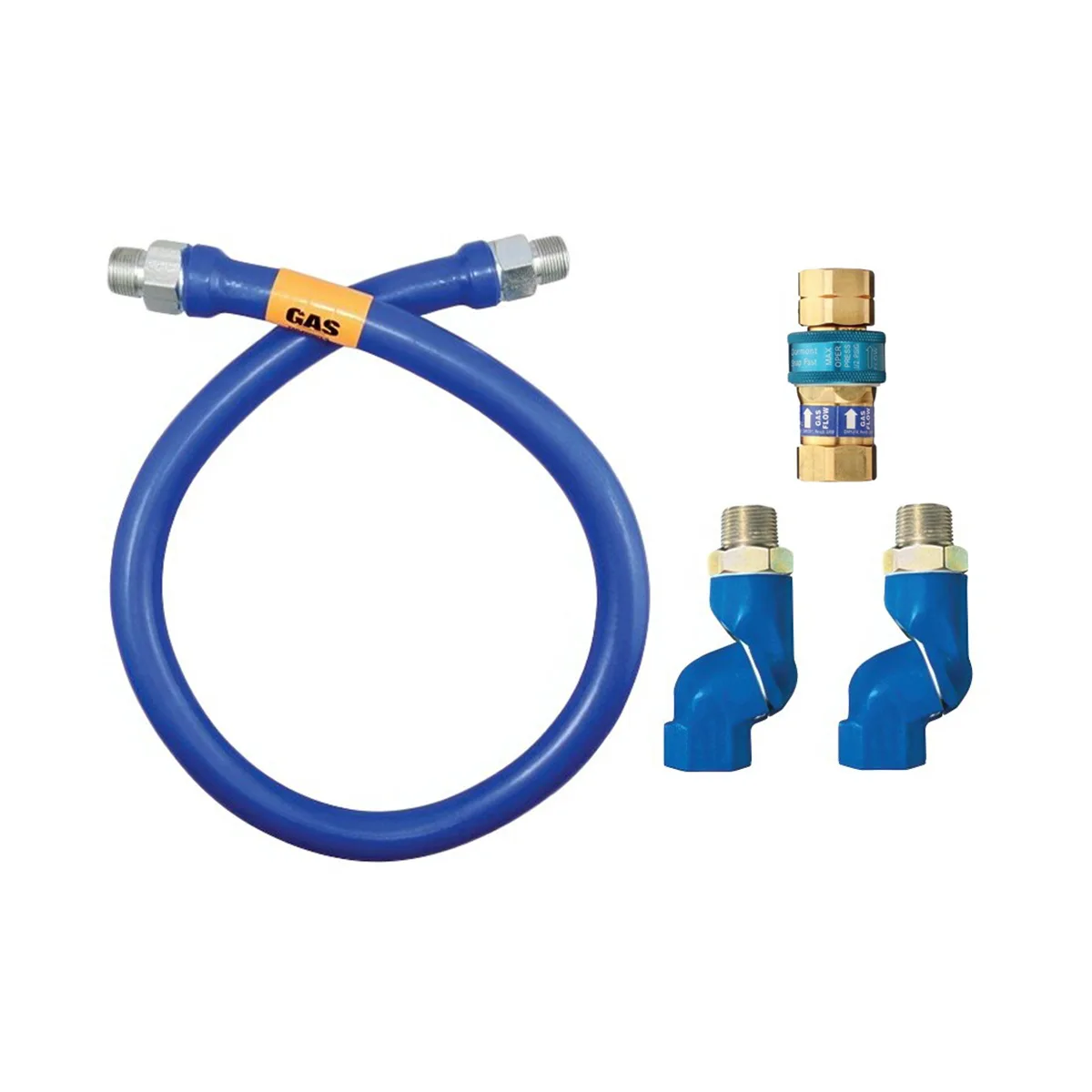 Dormont 16125BPQ2S24 SnapFast 24" Gas Connector Kit w/ Double Swivel MAX, 1-1/4" Diameter