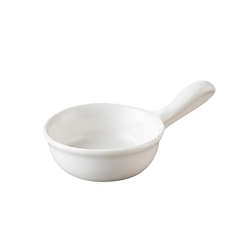 CAC China CAS-2-P - Porcelain Platter 4" x 2.5" x 0.875", White, 1/2 oz, Dishwasher Safe - 1 Dozen