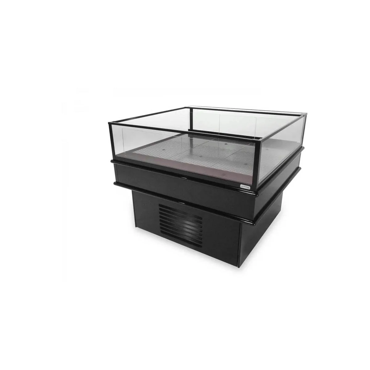 Structural Concepts MI44R 50" Self-Service Mobile Island Open Air Merchandiser, Self-Contained, Deck Only