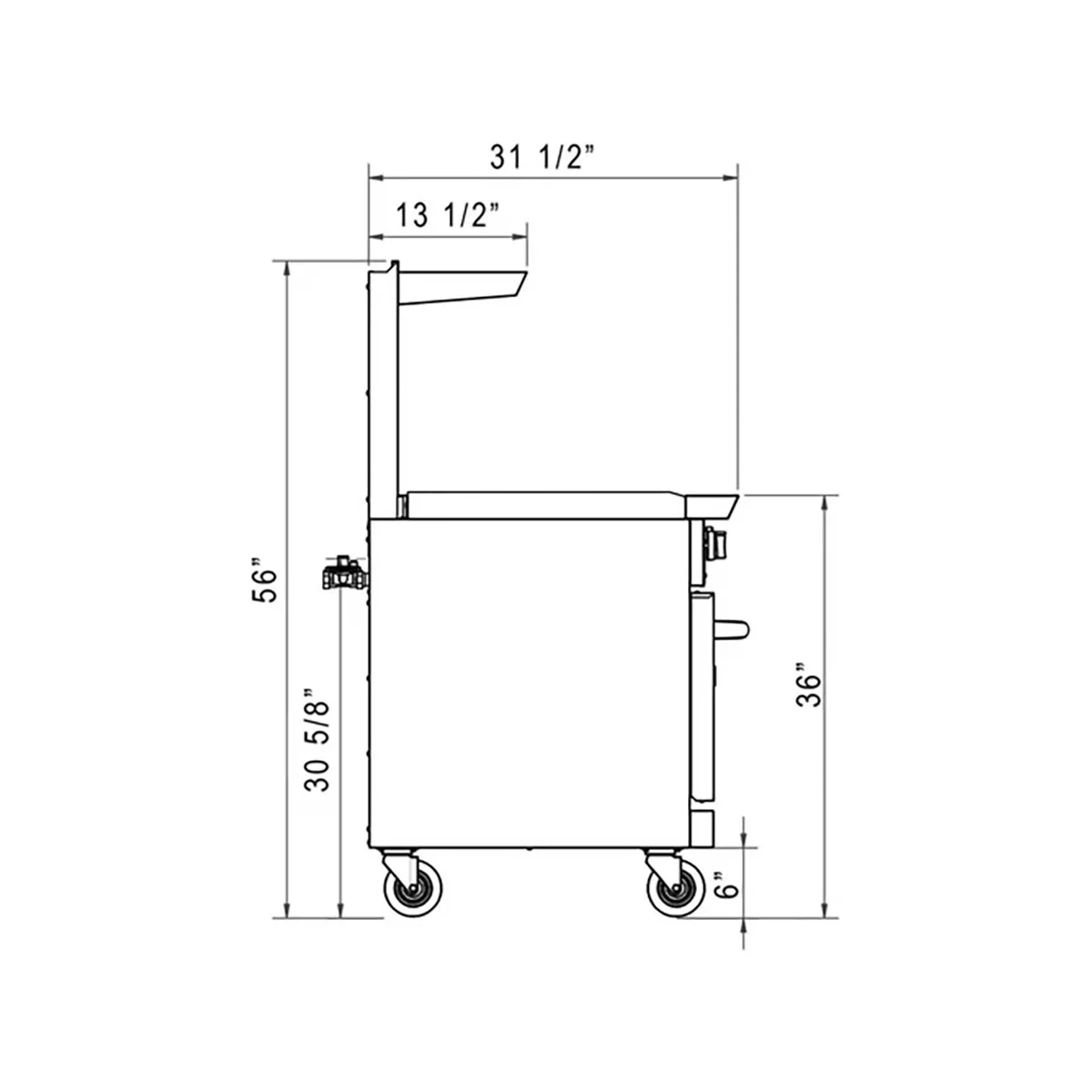 Dukers Appliance Co DCR24-GM Gas 24" Restaurant Range