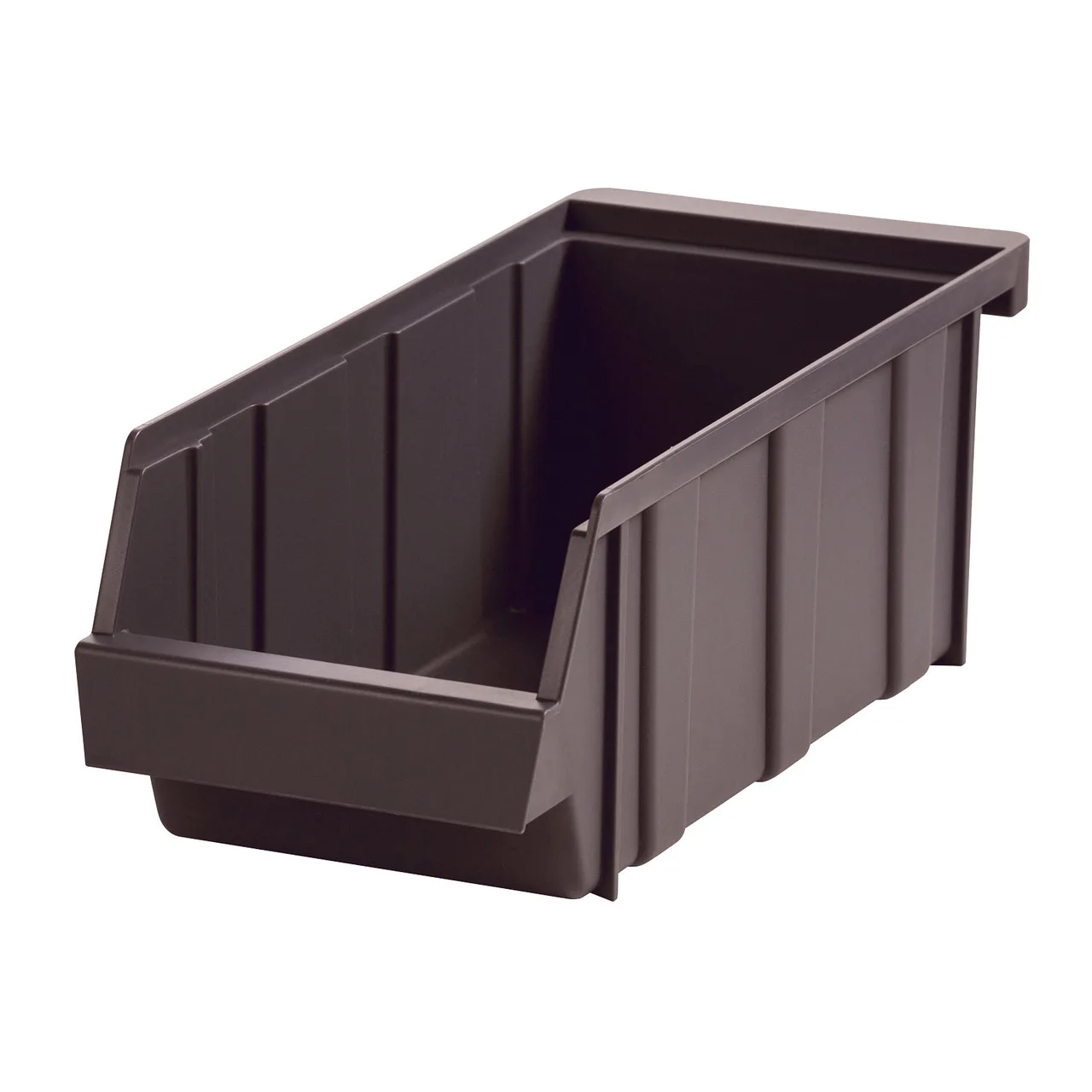 Cambro 5412CBP131 Condiment Organizer Bin, 5" W x 12" D x 4-1/4" H, Dark Brown Poly Plastic, USA Made