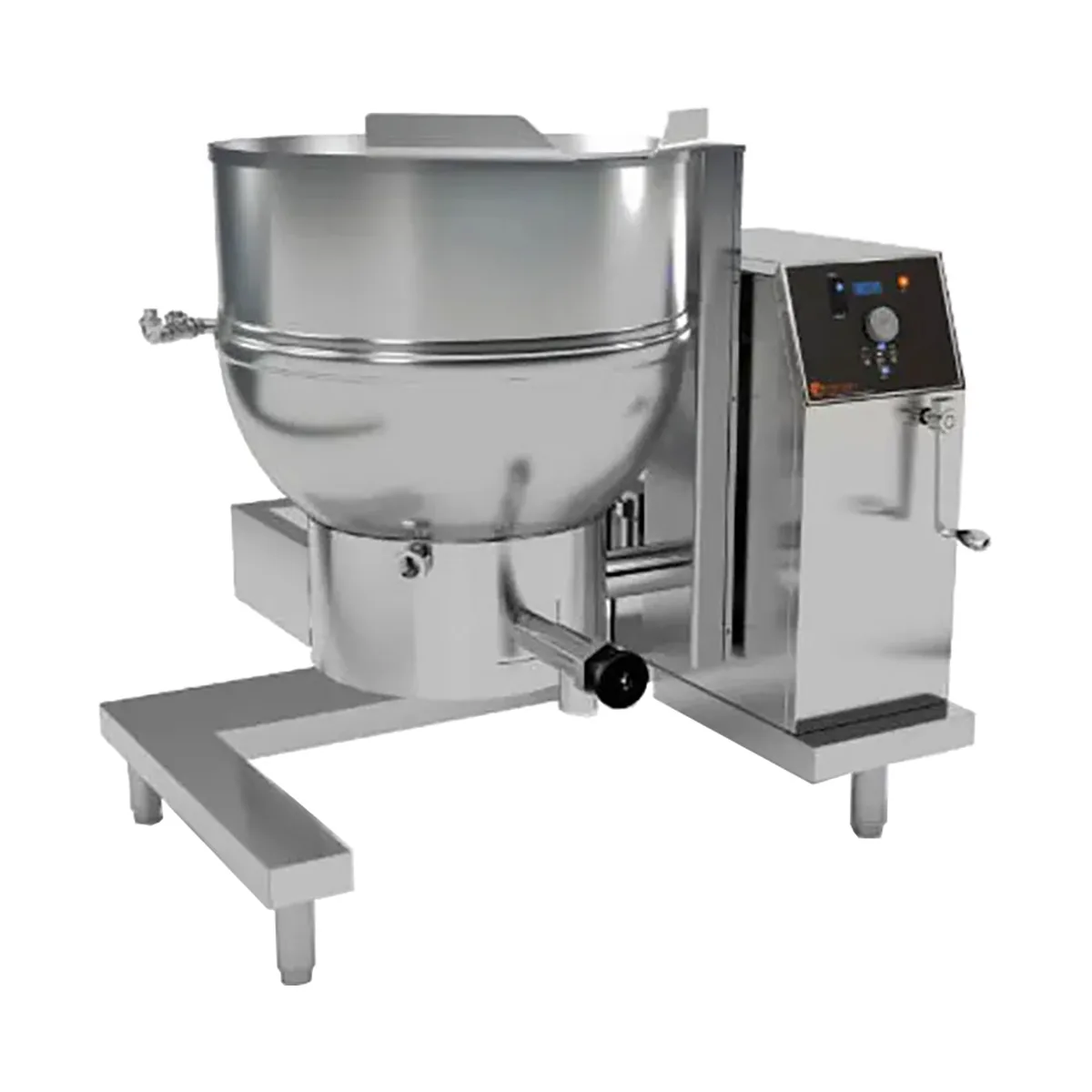 Groen DEE/4-60A 60 Gallon Floor Tilting 2/3 Steam Jacketed Electric Kettle, Advanced Controls
