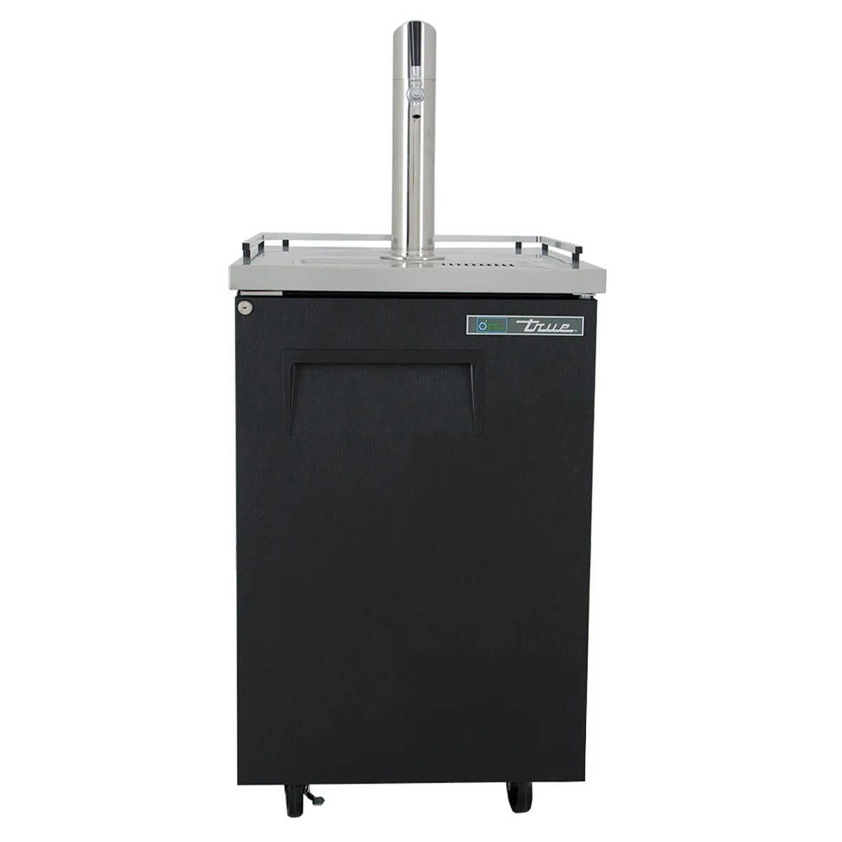 True TDD-1-HC 23" 1 Solid Swing Door Direct Draw Beer Dispenser with 1 Tap & 1 Keg Capacity