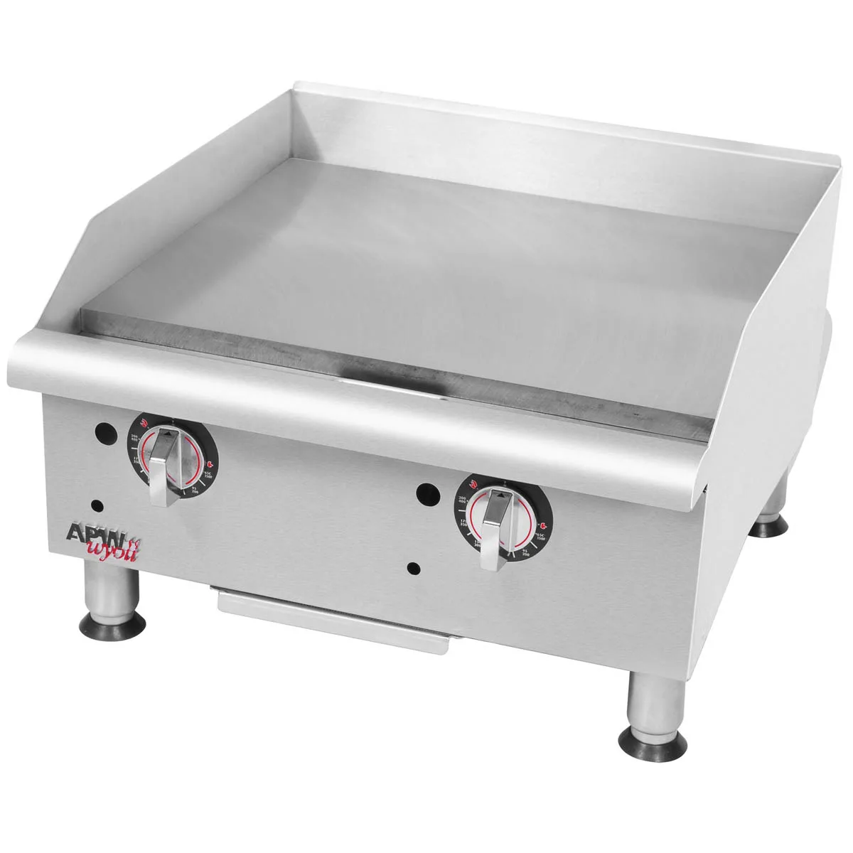 APW Wyott GGT-24S 24" Countertop Gas Griddle with Thermostatic Controls, 3/4" Steel Plate, 40.000 BTU