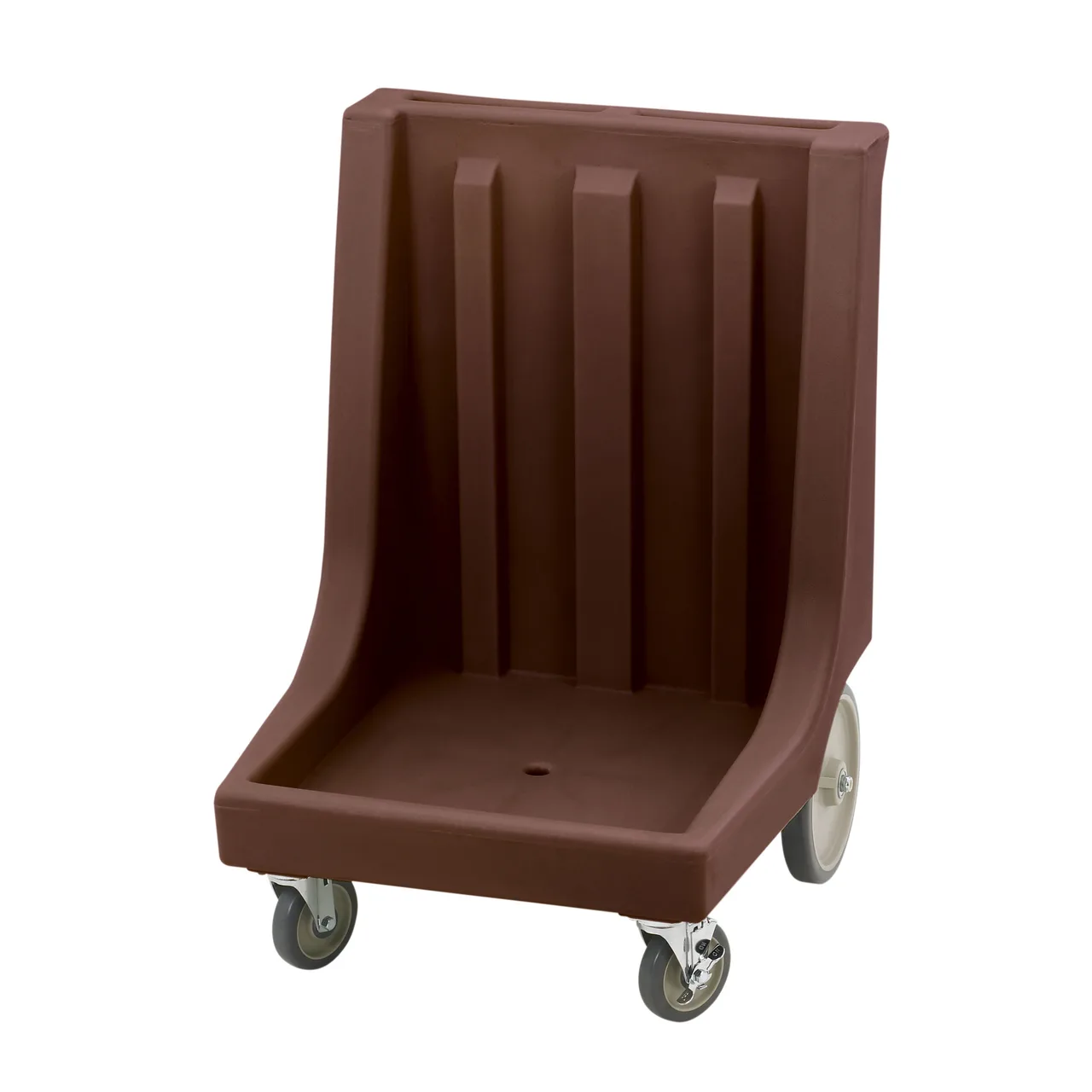 Cambro CD2020HB131 Camdolly Dark Brown Polyethylene Dish Rack Dolly 350 lb Capacity with Handle