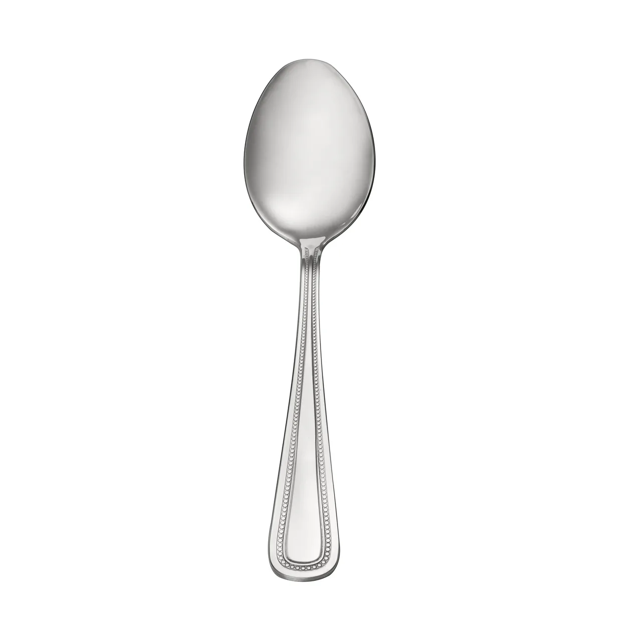 CAC China 3008-10 Black Pearl Tablespoon, 8-3/8" Length Heavy Weight, 18/0 Stainless Steel - 1 Dozen