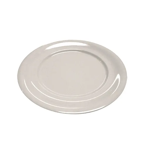 CAC China R-CV21 Clinton Plate, 12" Dia x 1-1/2" H, Round Bone White Stoneware, Cove Rim - Dozen