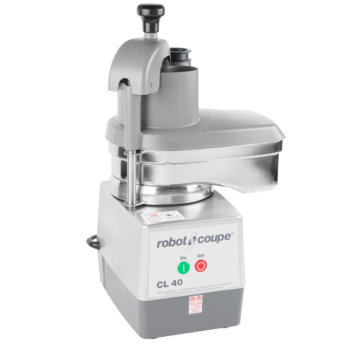 Robot Coupe CL40 Continuous Feed Commercial Food Processor, Vegetable Cutter, 1 hp