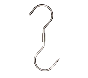 Omcan USA 10505 - S Hook with Swivel, 270mm x 12mm (10-1/2" x 1/2") Stainless Steel Meat Hook