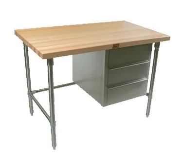 John Boos BTNS03 Work Table, 72"W X 30"D X 35-1/4"H Overall Size