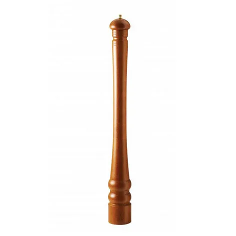 Omcan USA 43672 Pepper Mill – 6" Tall, Orange, Wood, Base, Steel – 20‑Year
