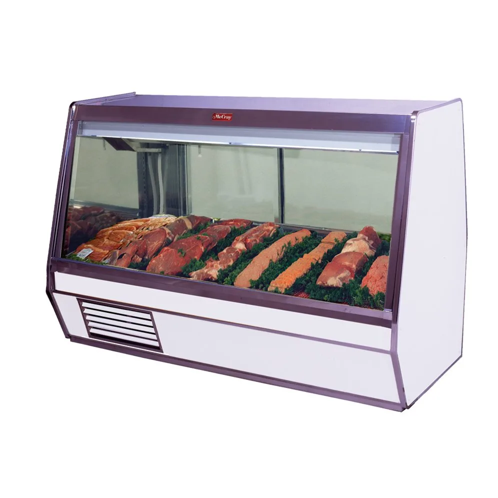 Howard-McCray SC-CMS32E-6-LED 74" Single Duty Flat Refrigerated Meat Display Case