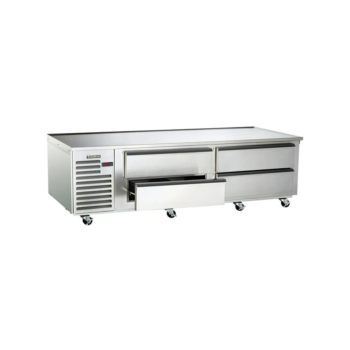 Traulsen TE084LT 84" 4 Drawers Spec-Line Freezer Chef Bases w/ Marine Edge