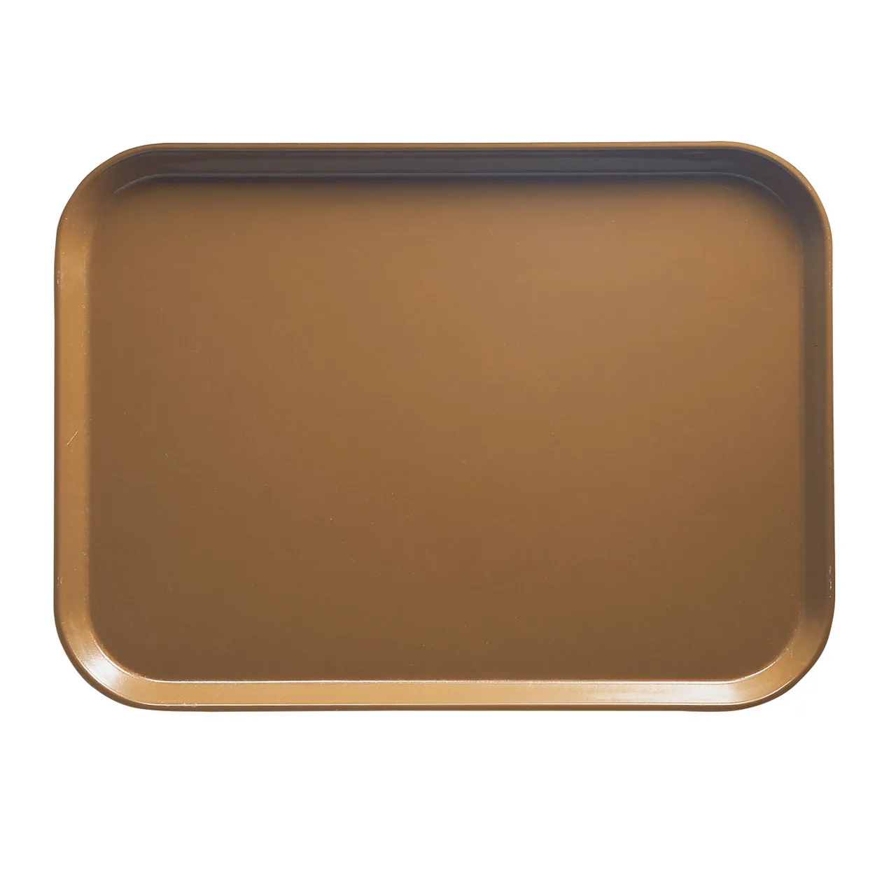 Cambro 926508 Rectangular Tray, 8-7/8" x 25-9/16" x 1" Fiberglass, Suede Brown, NSF, Dishwasher Safe
