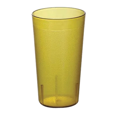 Omcan USA 80338 Pebbled Amber Tumbler, 12 oz, BPA‑Free Textured Plastic, Beverageware Tumbler