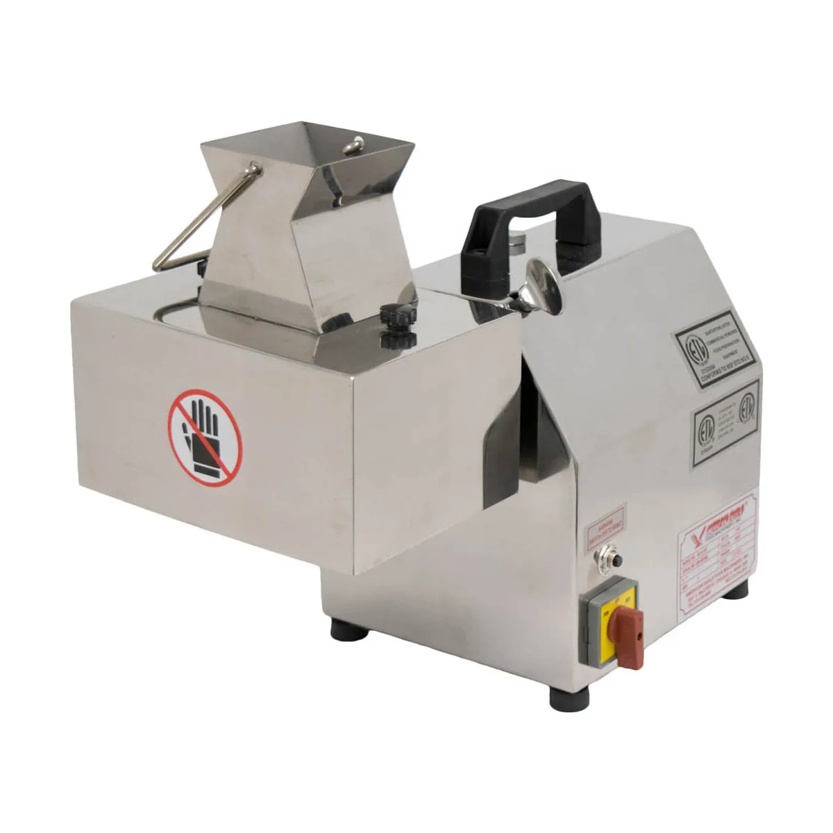 American Eagle AE-MC12N-1/2-K Countertop Electric Meat Cutter Kit, 1/2" Strips, 1 HP, 170 RPM, Stainless Steel, 115V