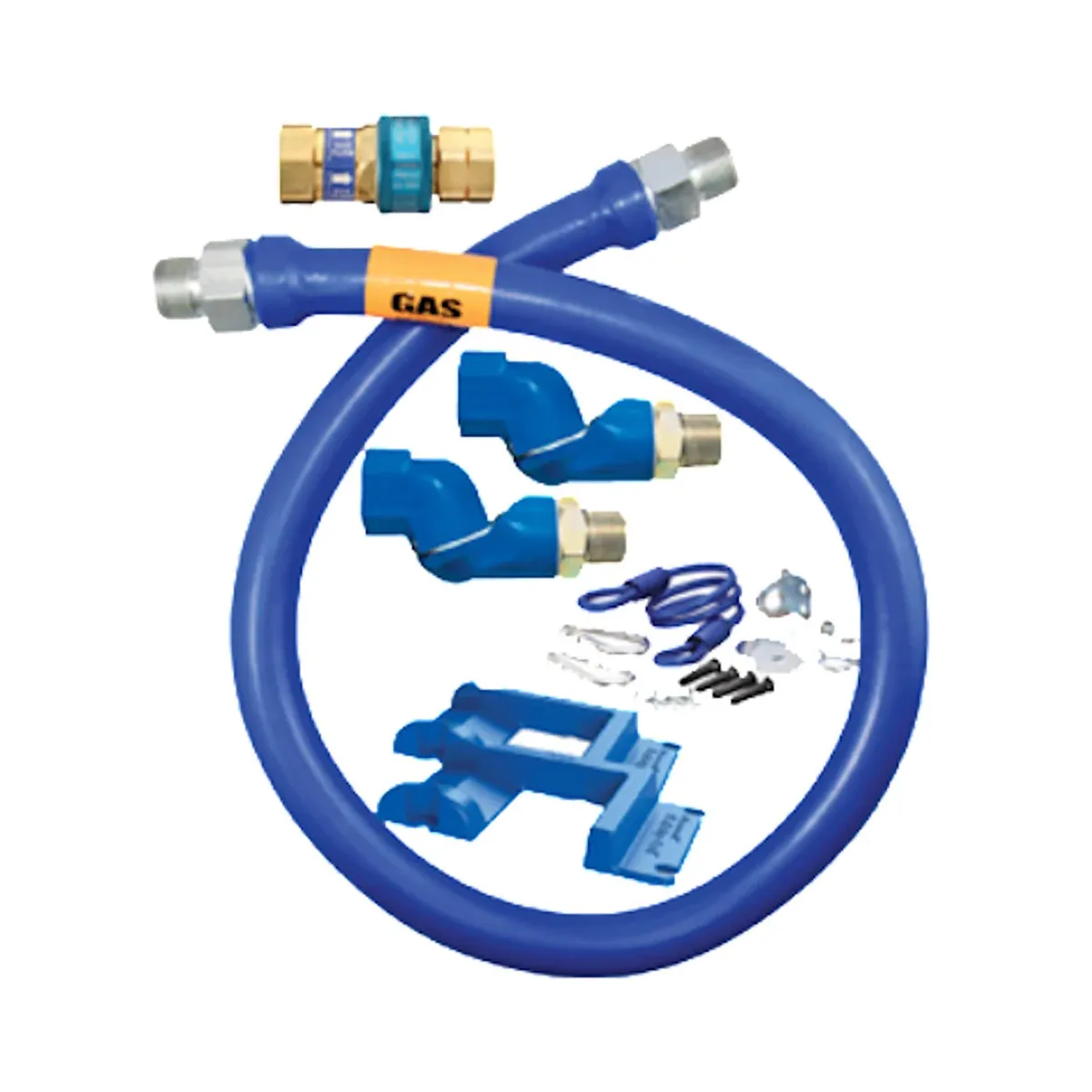 Dormont 16100BPQ2SR36PS 36" Double Swivel MAX /SnapFast Safety Set Gas Connector Kit, 1" Dia.