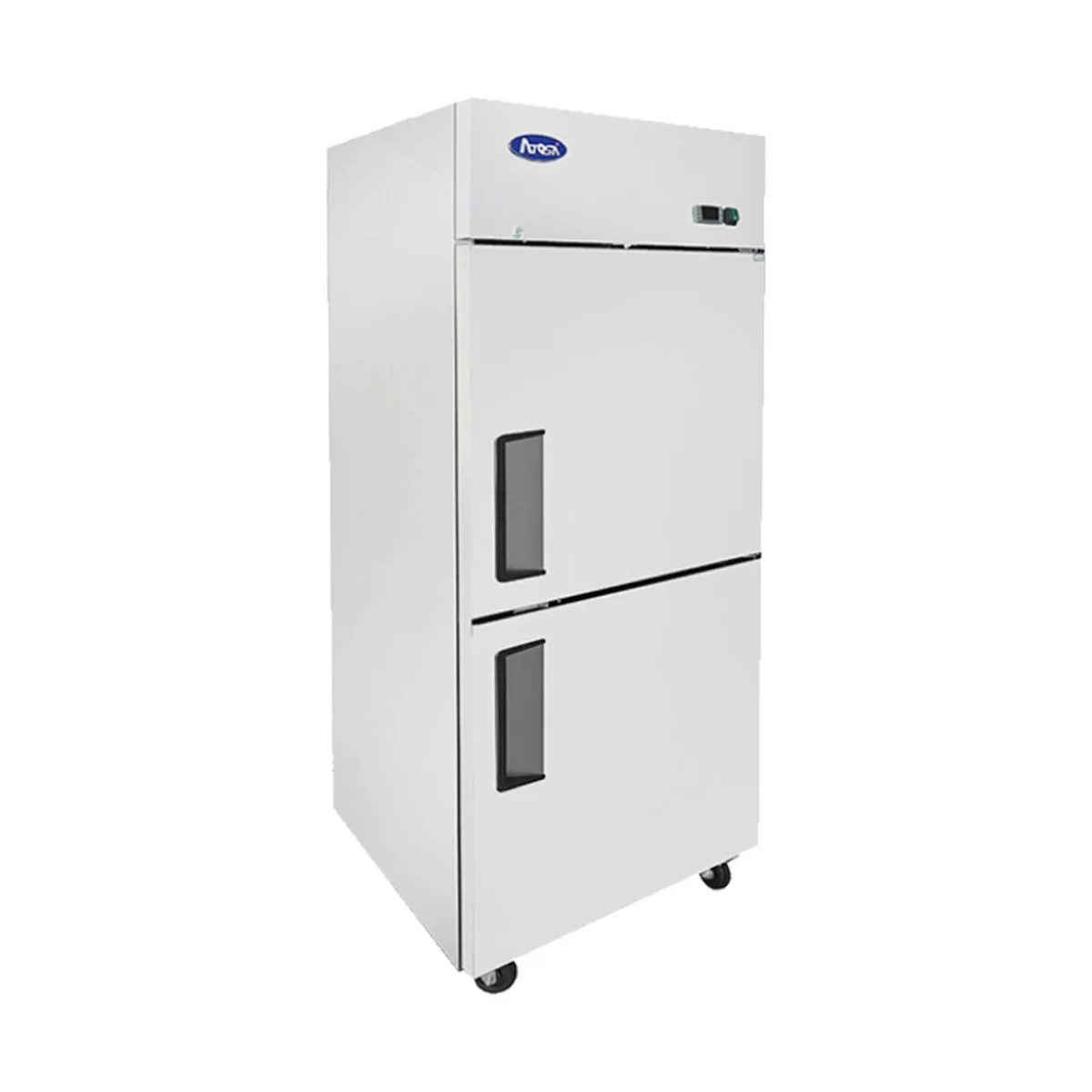 Atosa USA MBF8007GR 28-3/4" 2-Half Solid Door Reach-In Freezer, Top Mount, 21.4 cu. ft., Stainless Steel