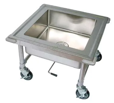 BK Resources BKS-1-SK-20-8-ME Soak Sink, Mobile