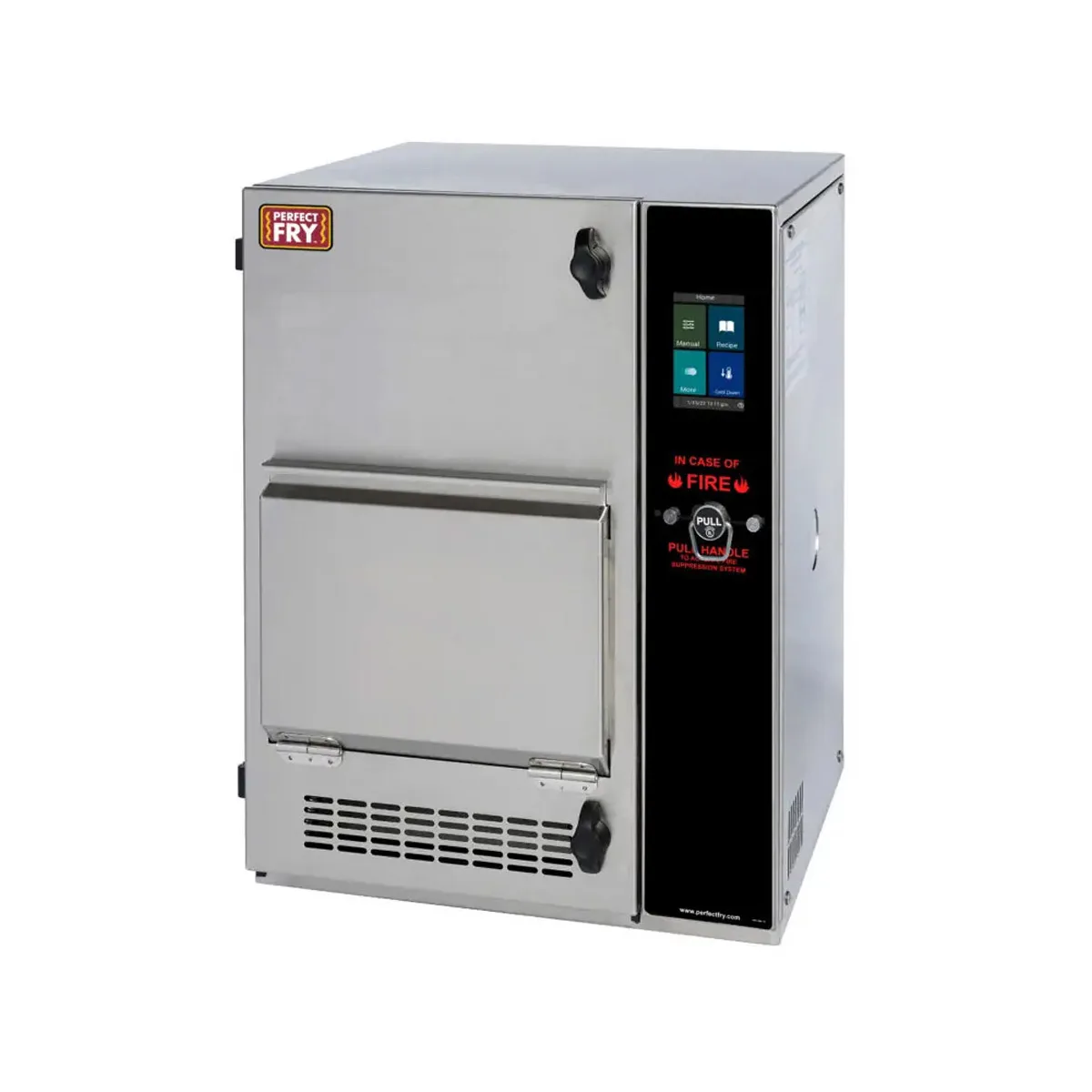 Perfect Fry PFC730 Countertop Semi-Automatic Ventless Fryer, 2 Gallons, Touchscreen Control
