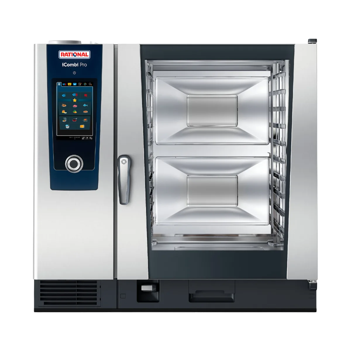 RATIONAL ICP 10-FULL E 208/240 3PH AD-QS Full Size 10 Pan Electric Combi Oven, Boilerless, 208/240V