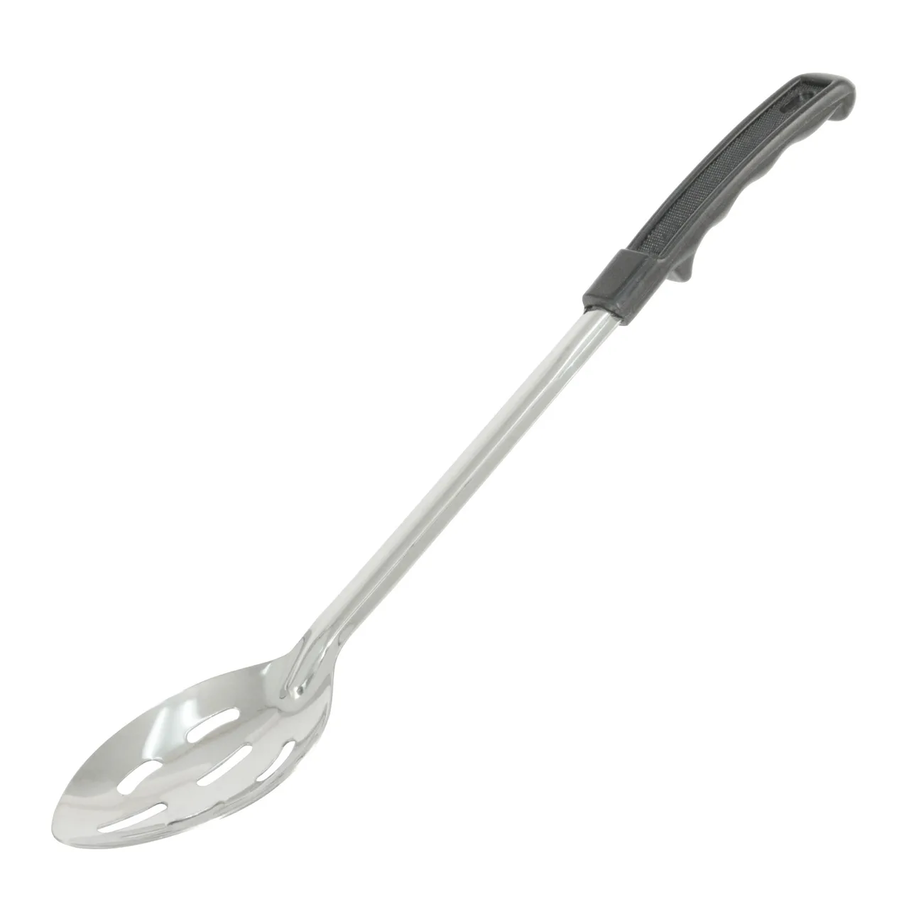 CAC China SBSL-13BH Basting Spoon, 13" Long, Slotted, Bakelite Handle, Stainless Steel