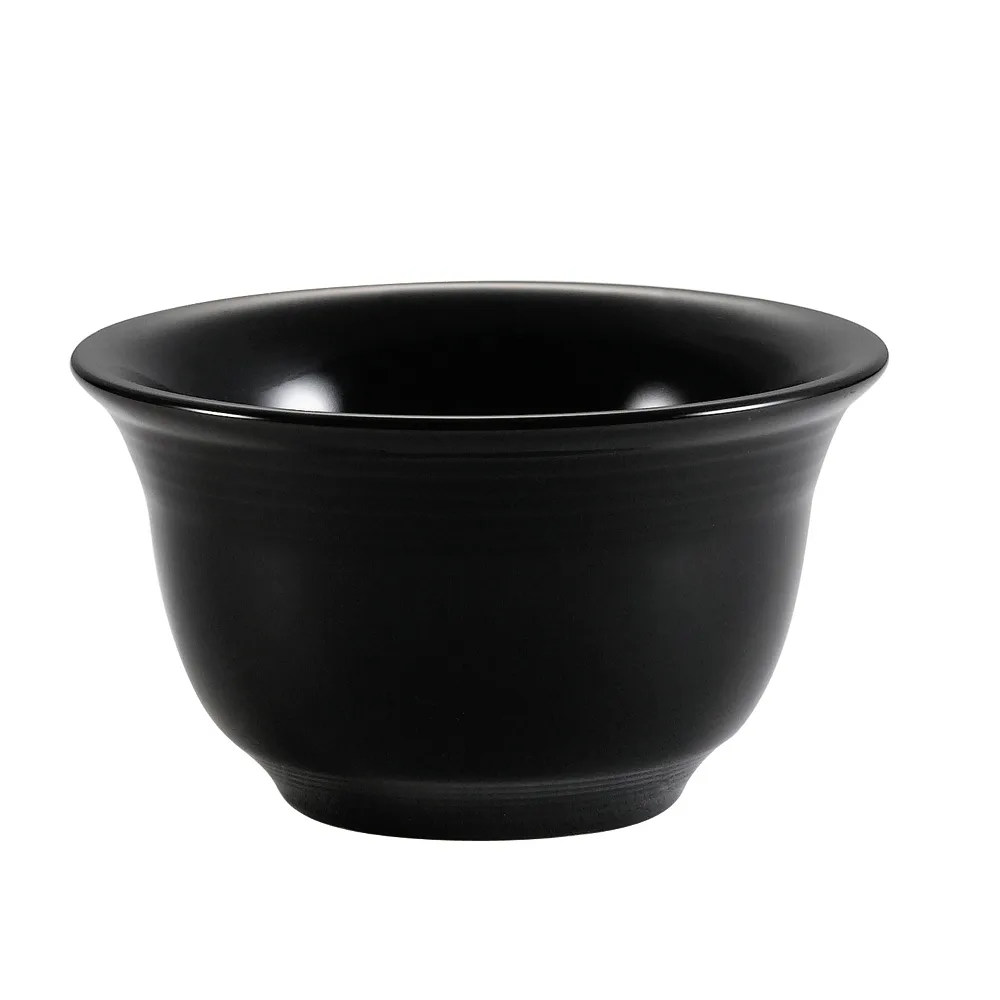 CAC China TG-4-BLK - Tango Bouillon Cup, 7.5 oz, Porcelain Black, Dishwasher Safe - 1 Dozen