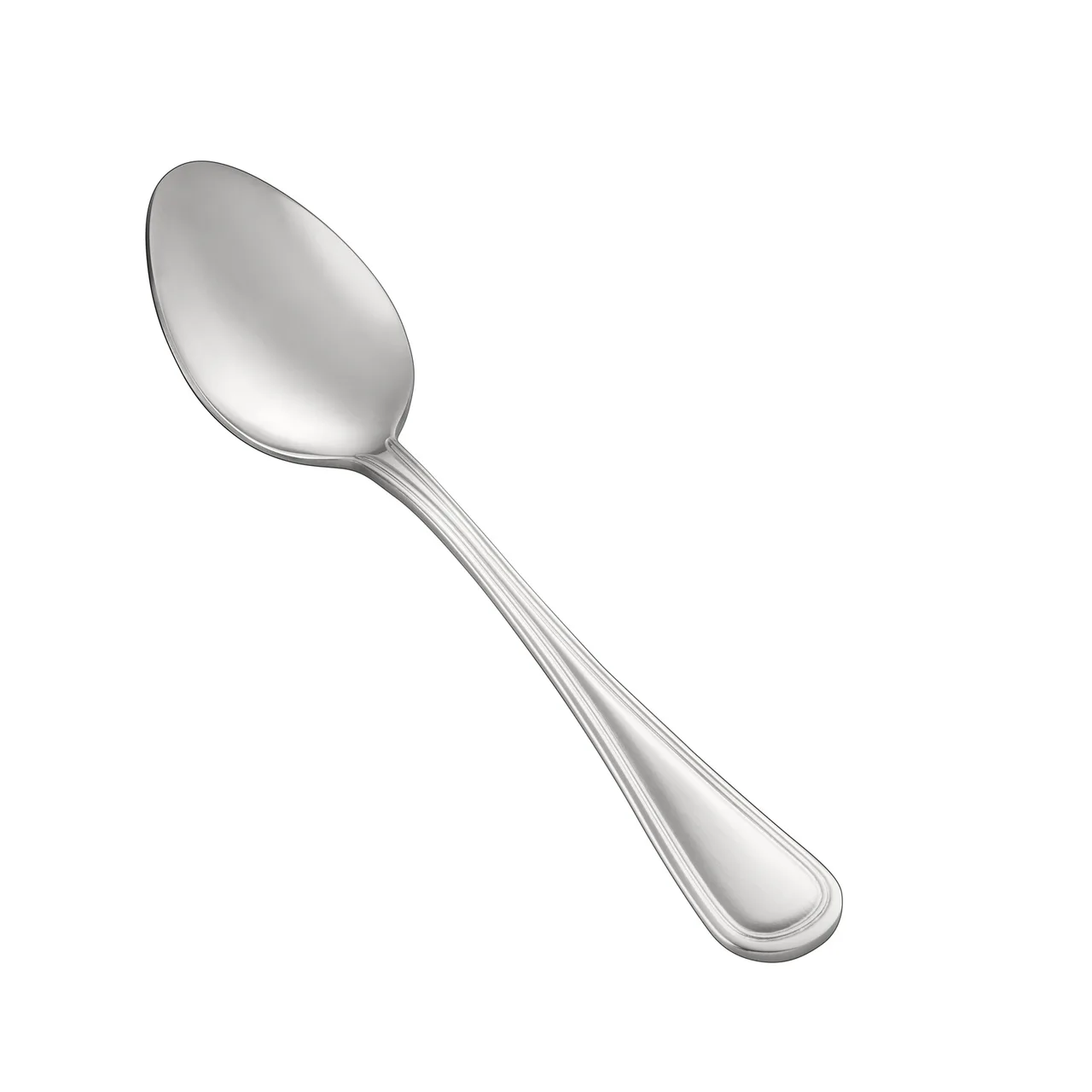 CAC China 8002-03 Dinner Spoon, 7-5/8" Length, Extra Heavy, 18/8 Stainless Steel - 1 Dozen