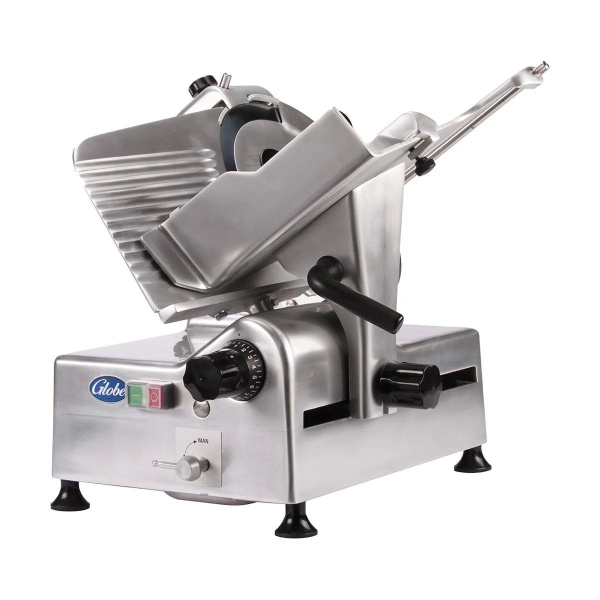 Globe G12A G-Series 12" Medium-Duty Automatic Meat Slicer, Belt-Driven, 1/2 HP