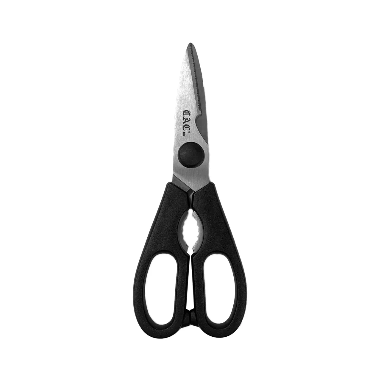 CAC China SHRA-1D Kitchen Shears, 5" Length, 4" Stainless Steel Blades, Detachable, PP Handle