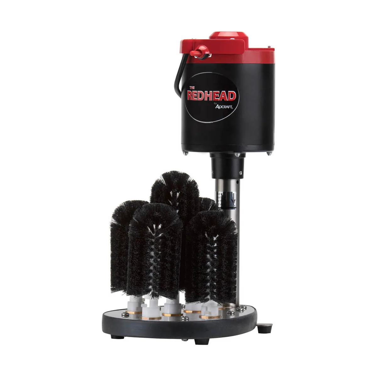 Adcraft GW-120 The Redhead Electric Upright Bar Glass Washer w/ 5 Brushes, 1/3 HP