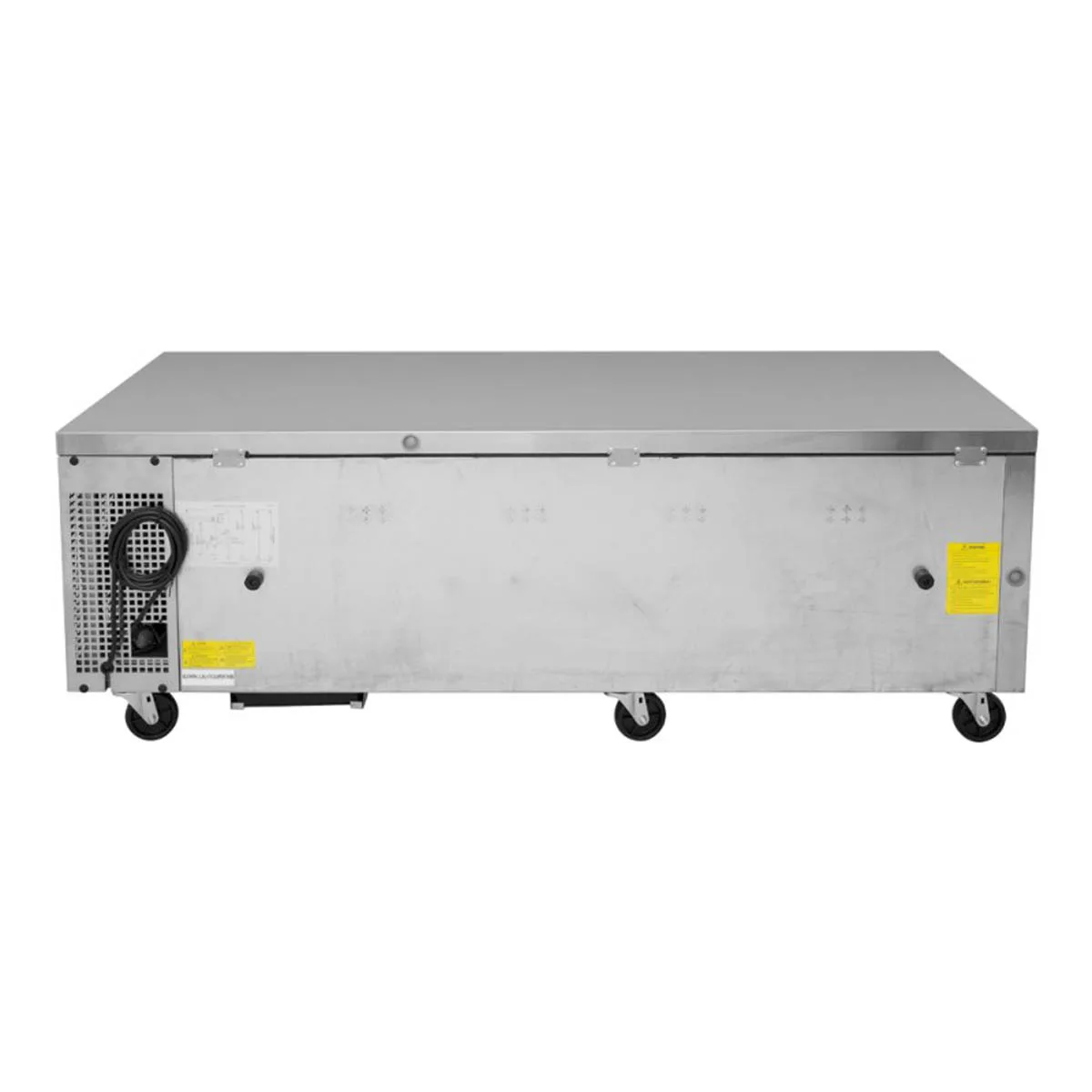 Turbo Air TCBE-72SDR-N 72" 4 Drawers Refrigerated Chef Base, Flat Top, 12.6 cu. ft.