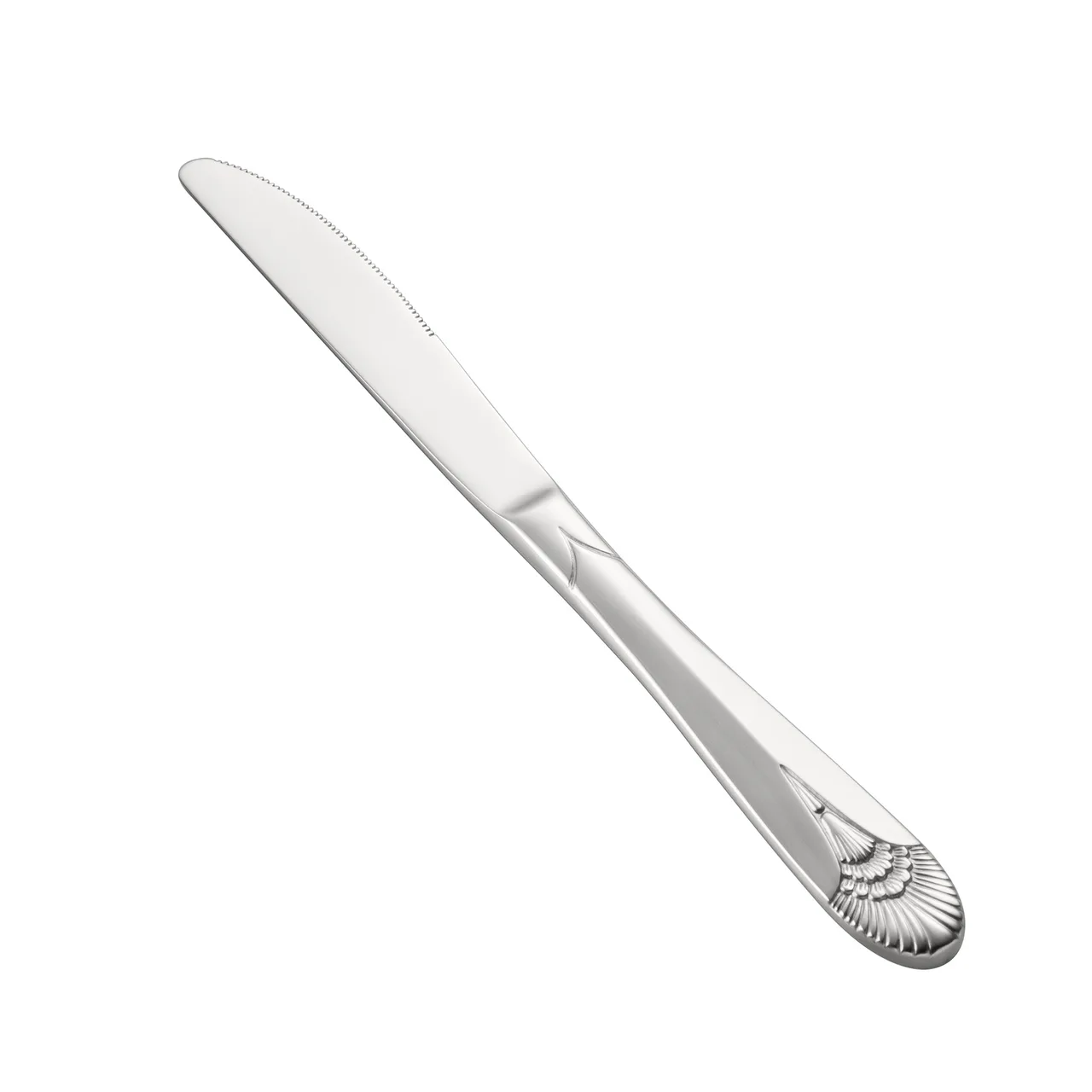 CAC China 8001-08 Royal Dinner Knife, 8-3/4" Solid Handle, Weight, 18/8 Stainless Steel - 1 Dozen
