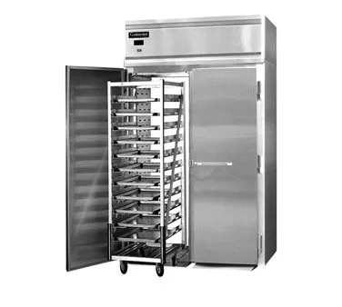 Continental DL2WI-SS-RT-E "Full Height" 2-Section 2-Door Solid Door Heated Holding Cabinet