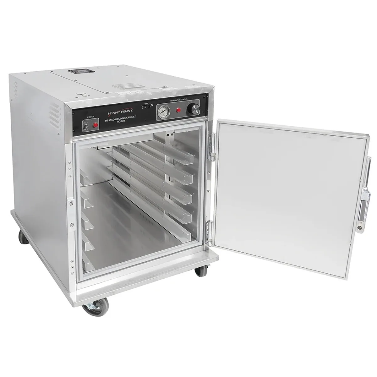Henny Penny HHC903.17 Half-Size Heated Holding Cabinet, Stainless Steel Door, Mobile, 24"W x 30"H