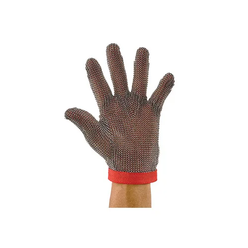 Winco PMG-1M Medium Light Weight Stainless Steel Protective Mesh Gloves