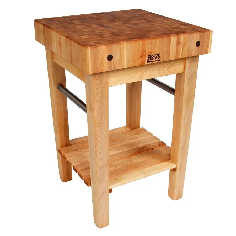John Boos PPB3030 Pro Prep Butcher Block, 30"W X 30"D X 36"H Overall Size