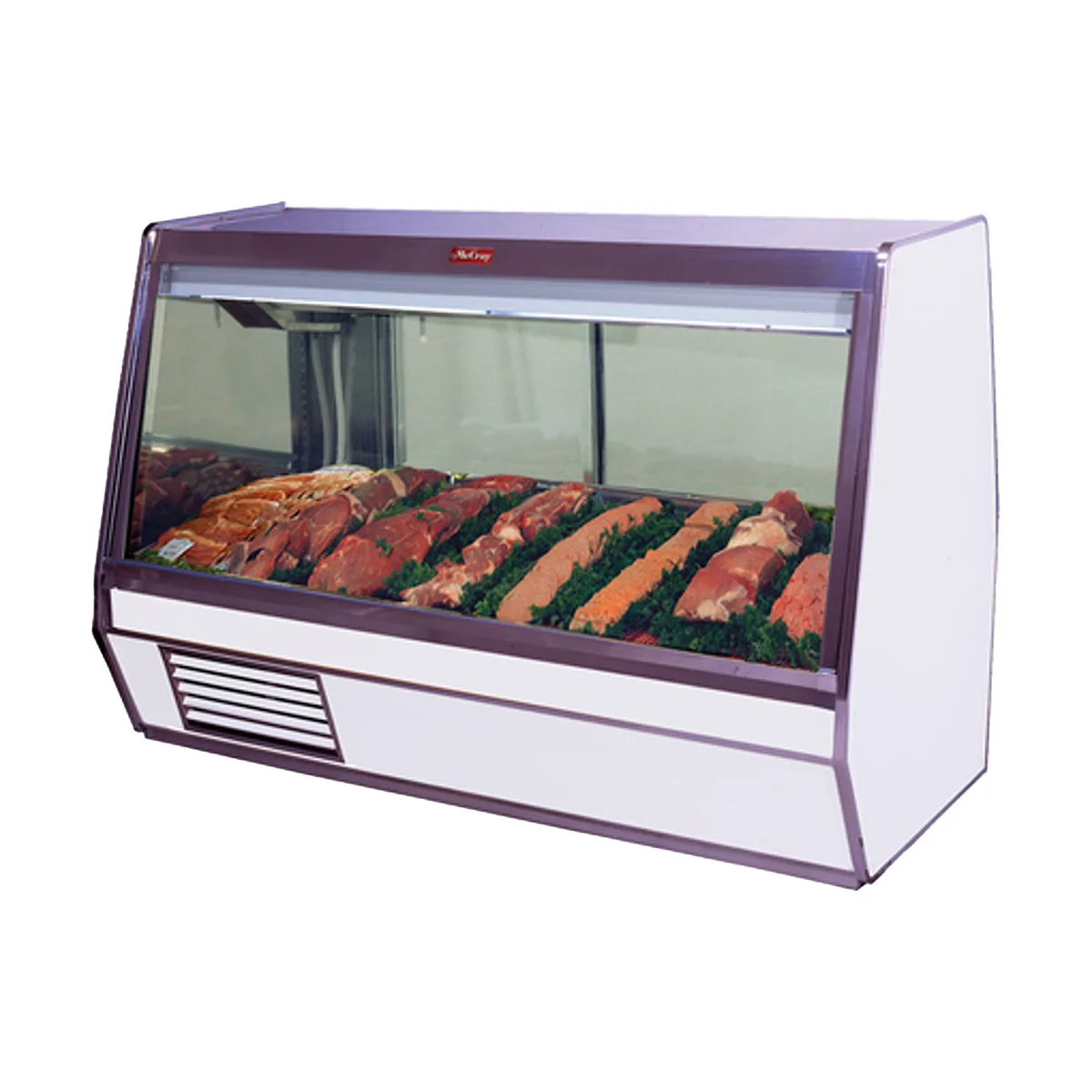 Howard-McCray SC-CMS32E-8-LED 98" Single Duty Flat Refrigerated Meat Display Case