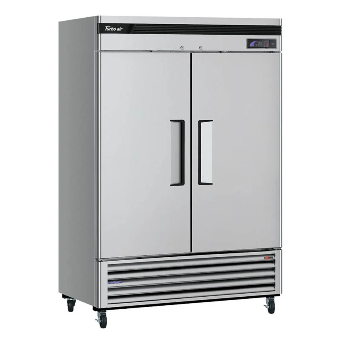 Turbo Air TSF-49SD-N 54" 2-Solid Door Reach-In Freezer, Bottom Mount, 40 cu. ft., Stainless Steel