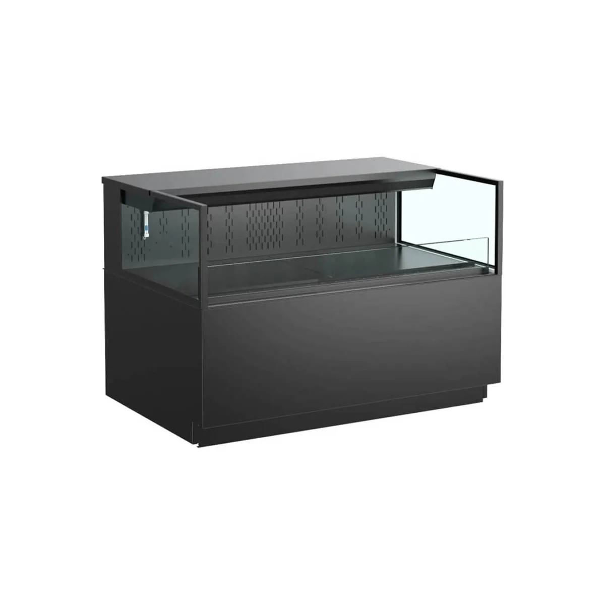 Structural Concepts NR4833RSSV 48" Horizontal Self-Serve Open Air Merhandiser in Black, Deck Only