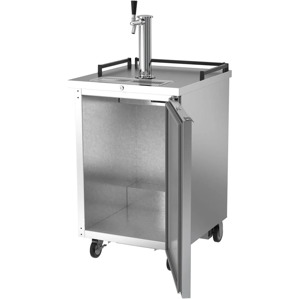 Beverage Air BM23HC-S-31 24" 1 Column Draft Beer Cooler, 7.66 cu. ft.