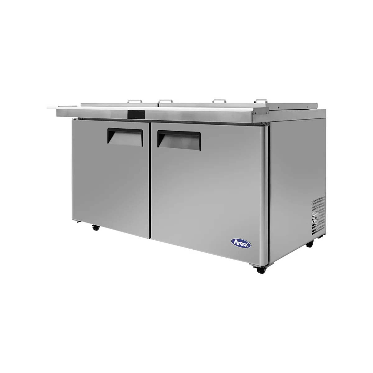 Atosa USA MSF8307GR-NTCV 60" 2-Section Sandwich/Salad Mega Top Prep Table, 17.2 cu. ft.