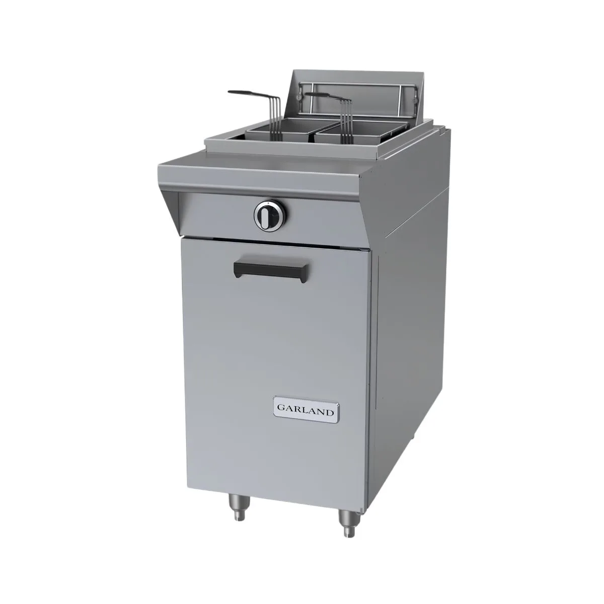 Garland US Range M35SS 17" Floor Model Gas Deep Fryer, Full Pot, NG or LP, 35 Ibs, 110,000 BTU
